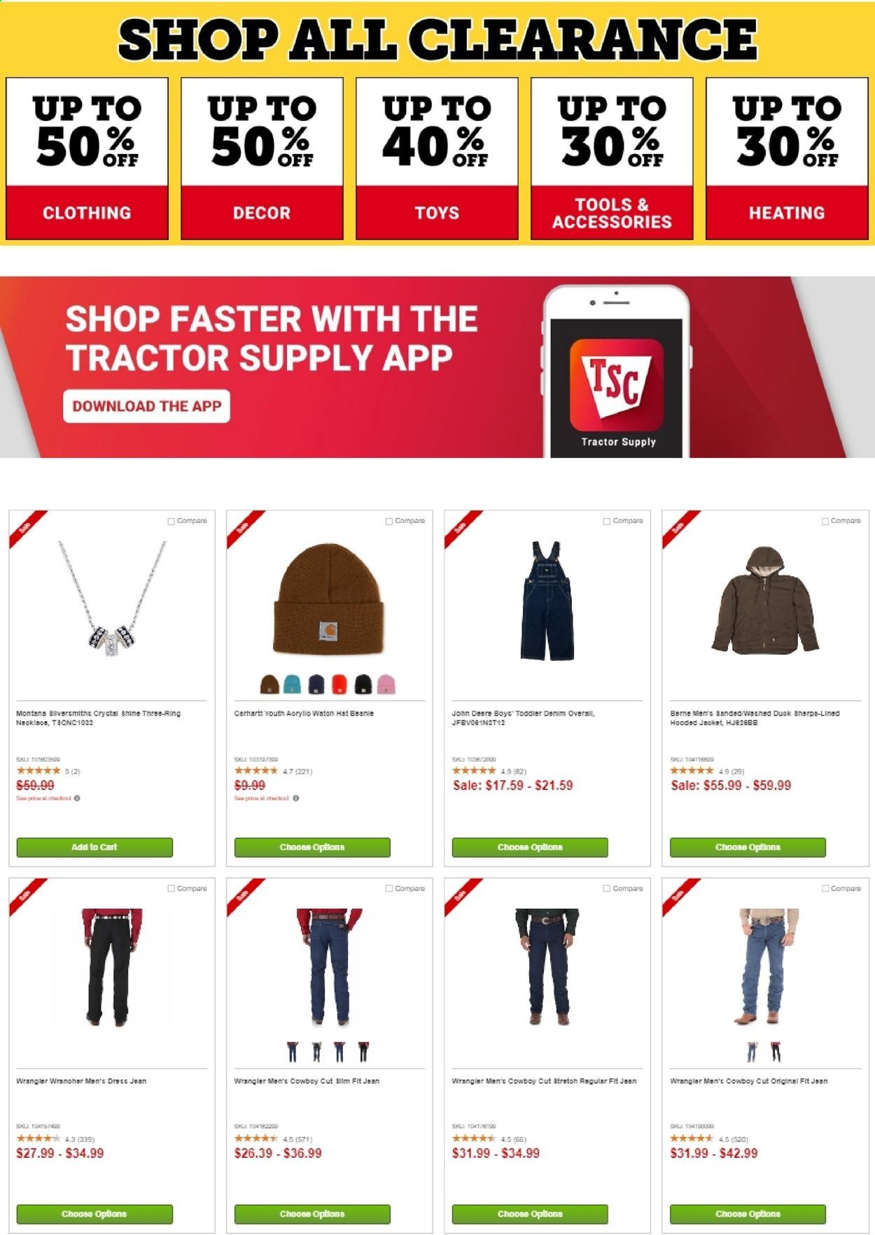 Tractor Supply Co. Weekly Ad Flyer January 12 to January 18