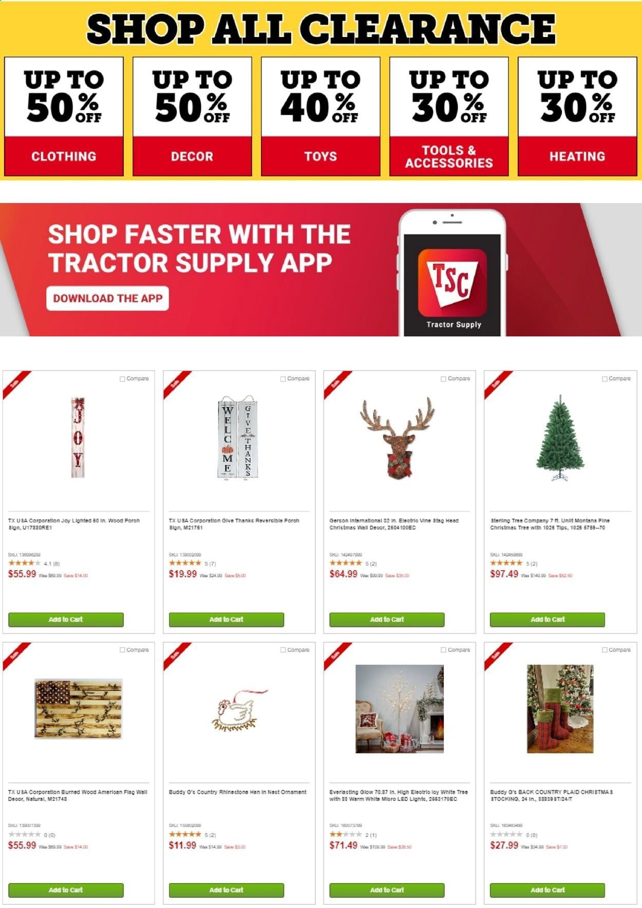Tractor Supply Co. Weekly Ad Flyer January 12 to January 18