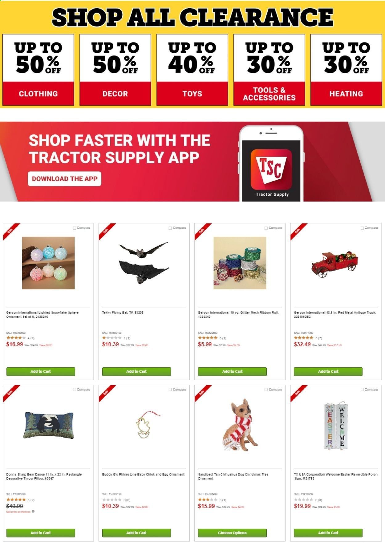 Tractor Supply Co. Weekly Ad Flyer January 12 to January 18