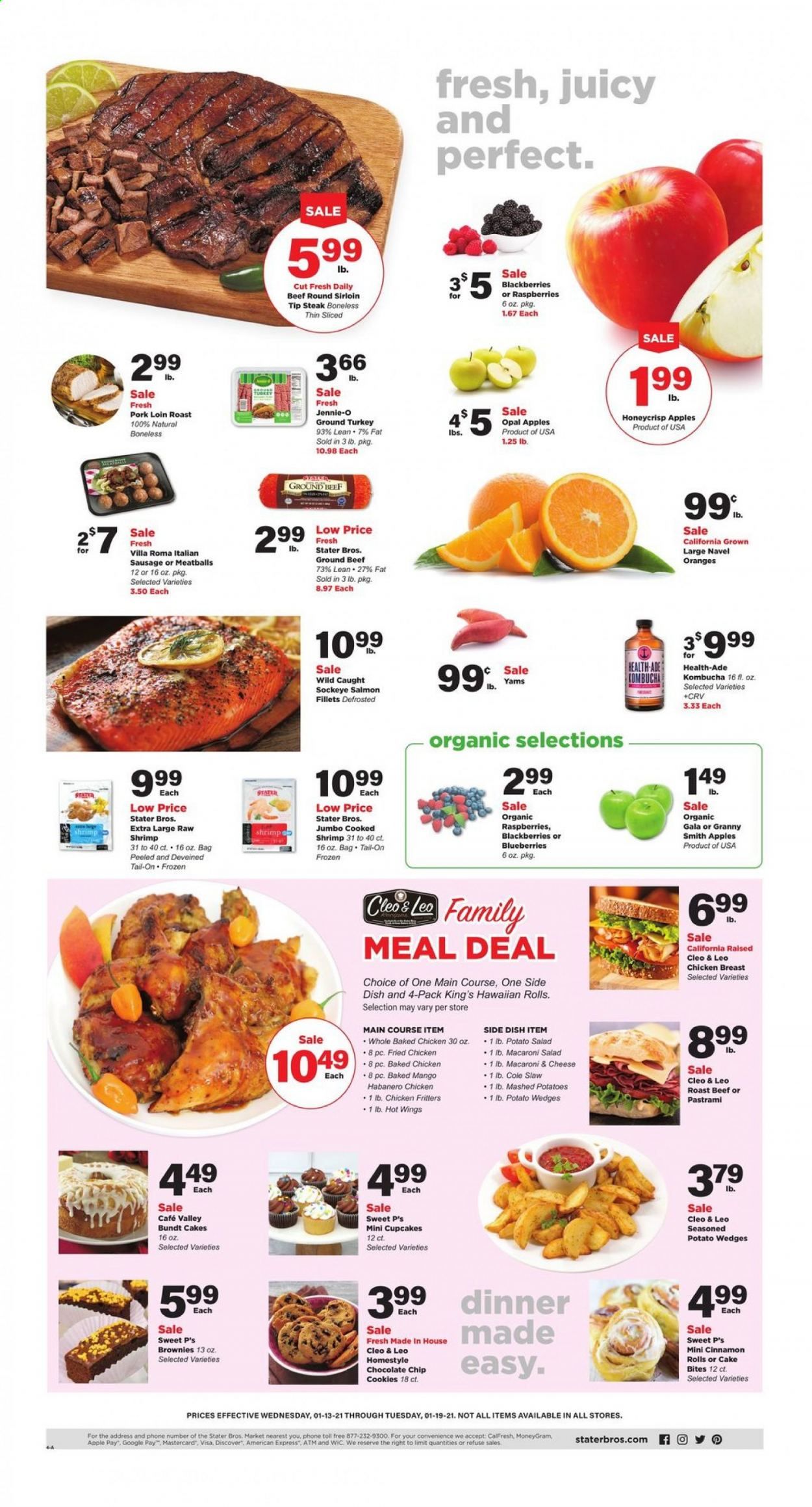 Stater Bros. Weekly Ad Flyer January 13 to January 19