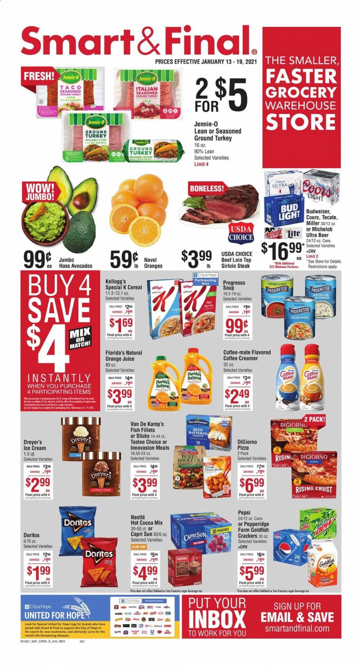 Smart & Final (AZ, CA, NV) Weekly Ad Flyer January 13 to January 19