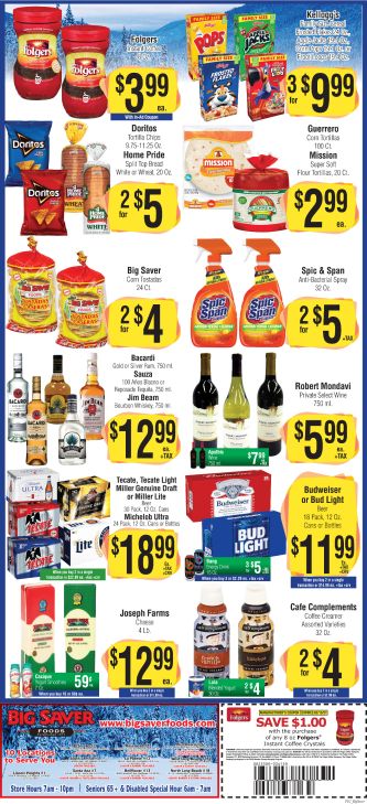 Big Saver Foods Martin Luther King Day Sales Weekly Ad Flyer January 13 to January 19, 2021