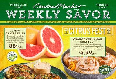 Central Market Weekly Ad Flyer January 13 to January 19, 2021