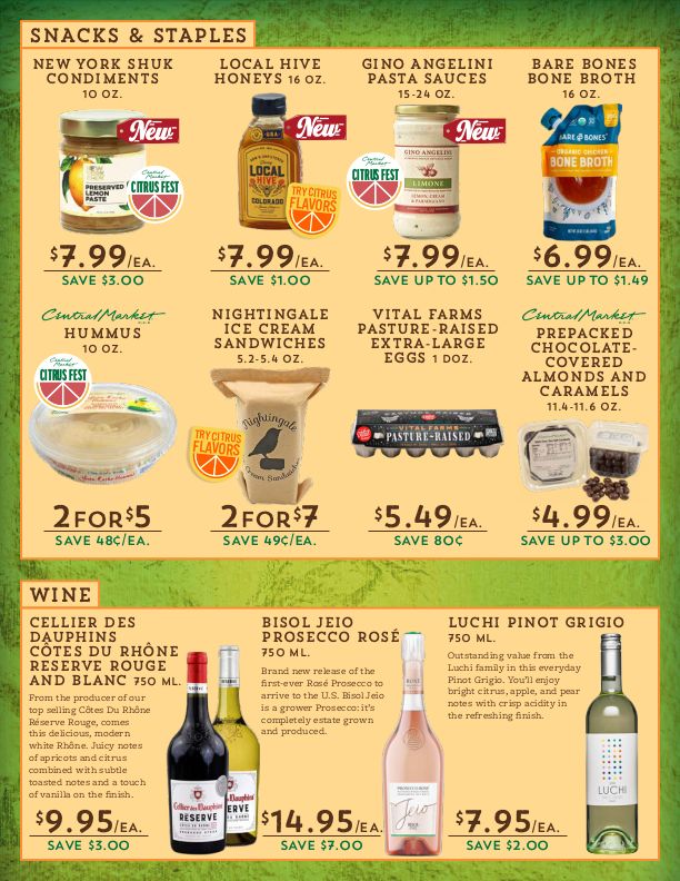 Central Market Weekly Ad Flyer January 13 to January 19, 2021