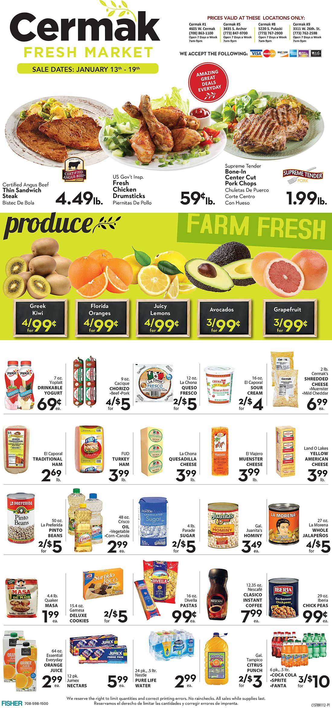 Cermak Fresh Market (IL) Weekly Ad Flyer January 13 to January 19, 2021