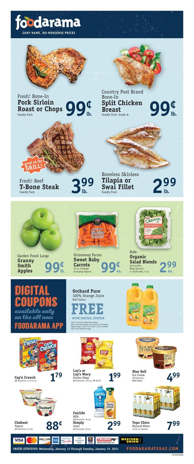 Foodarama Weekly Ad Flyer January 13 to January 19, 2021