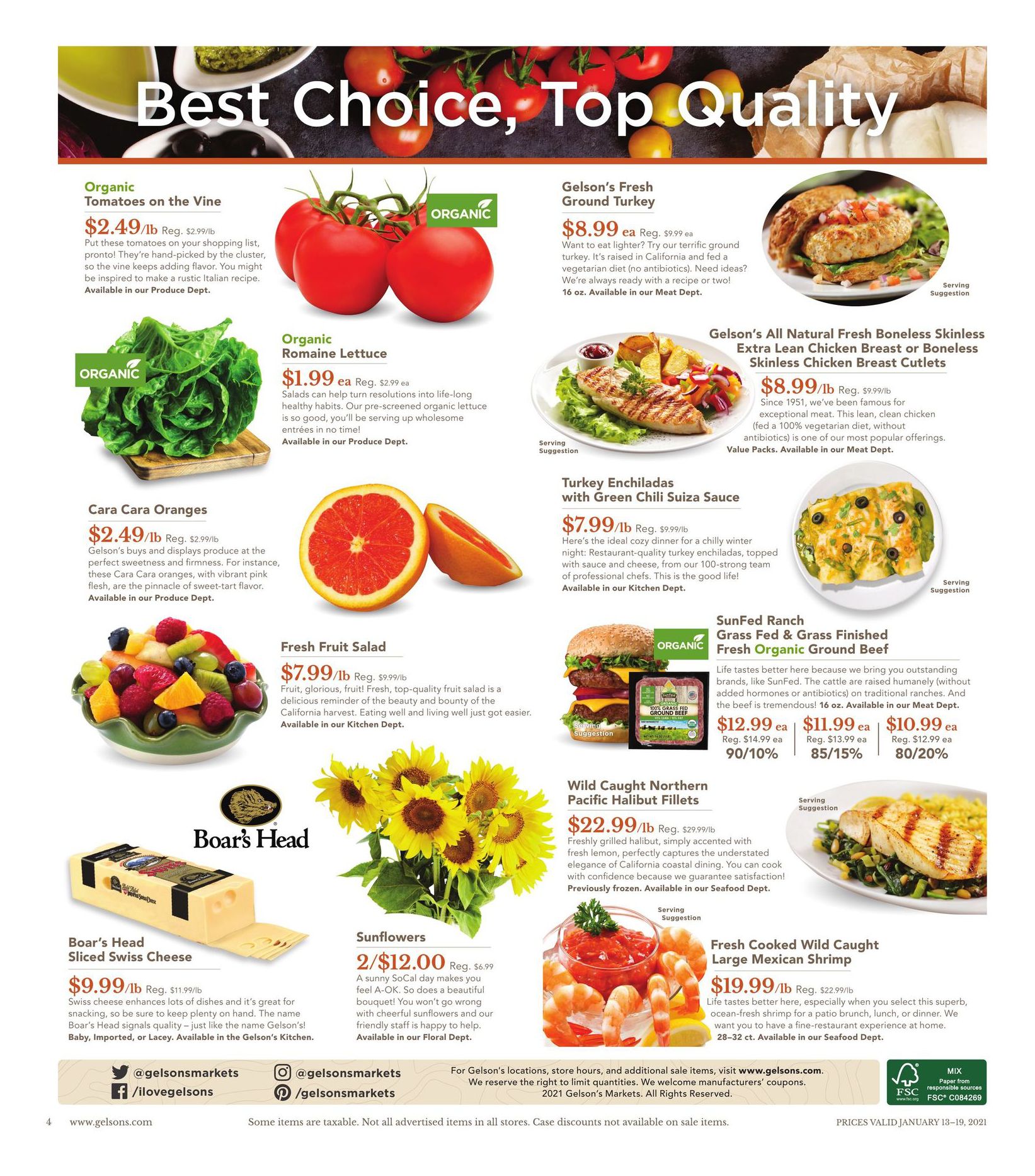 Gelson's Weekly Ad Flyer January 13 to January 19, 2021