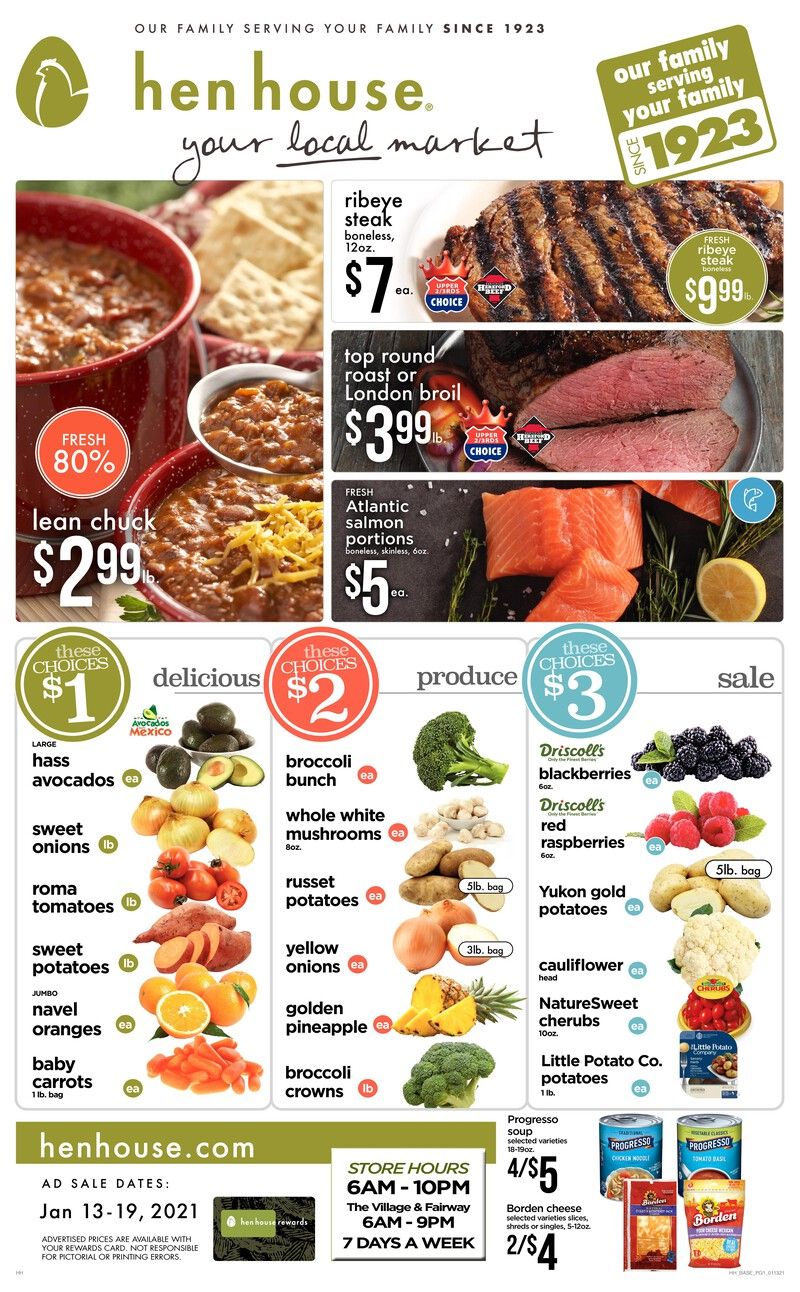 Hen House Weekly Ad Flyer January 13 to January 19, 2021