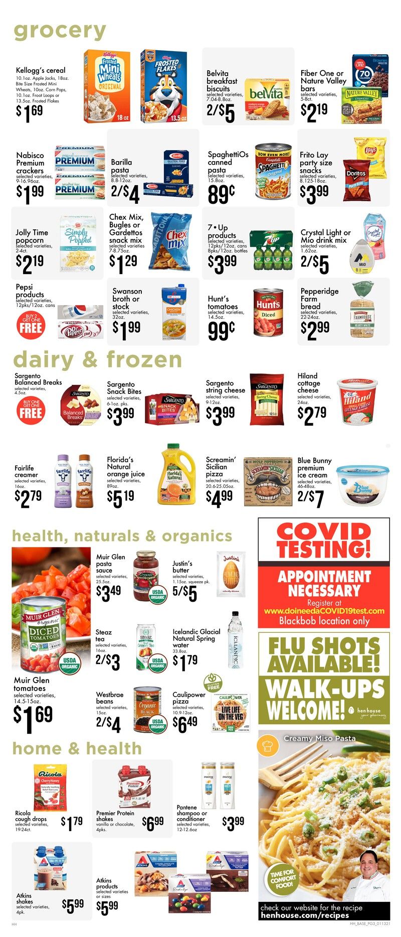 Hen House Weekly Ad Flyer January 13 to January 19, 2021