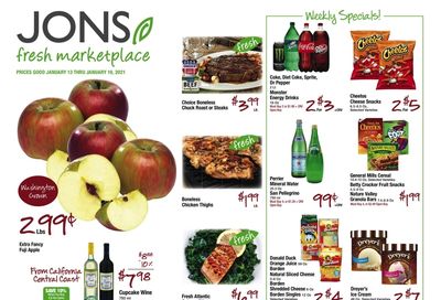 JONS Fresh Marketplace Weekly Ad Flyer January 13 to January 19, 2021