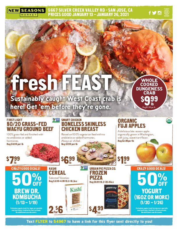 New Seasons Market (CA) Weekly Ad Flyer January 13 to January 26, 2021