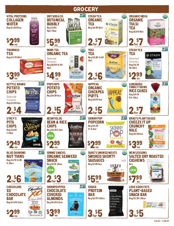 New Seasons Market (CA) Weekly Ad Flyer January 13 to January 26, 2021