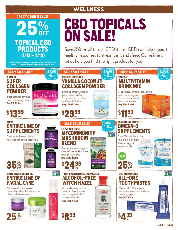 New Seasons Market (CA) Weekly Ad Flyer January 13 to January 26, 2021