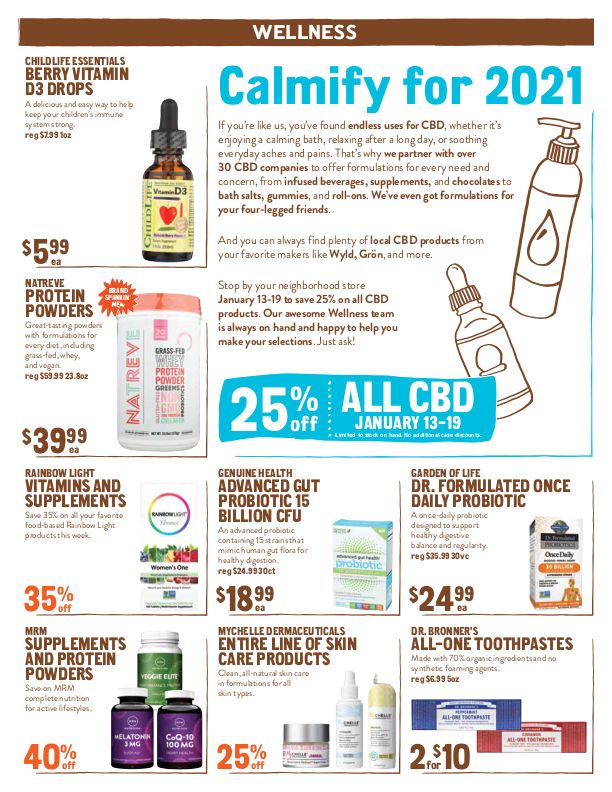 New Seasons Market (OR) Weekly Ad Flyer January 13 to January 19, 2021