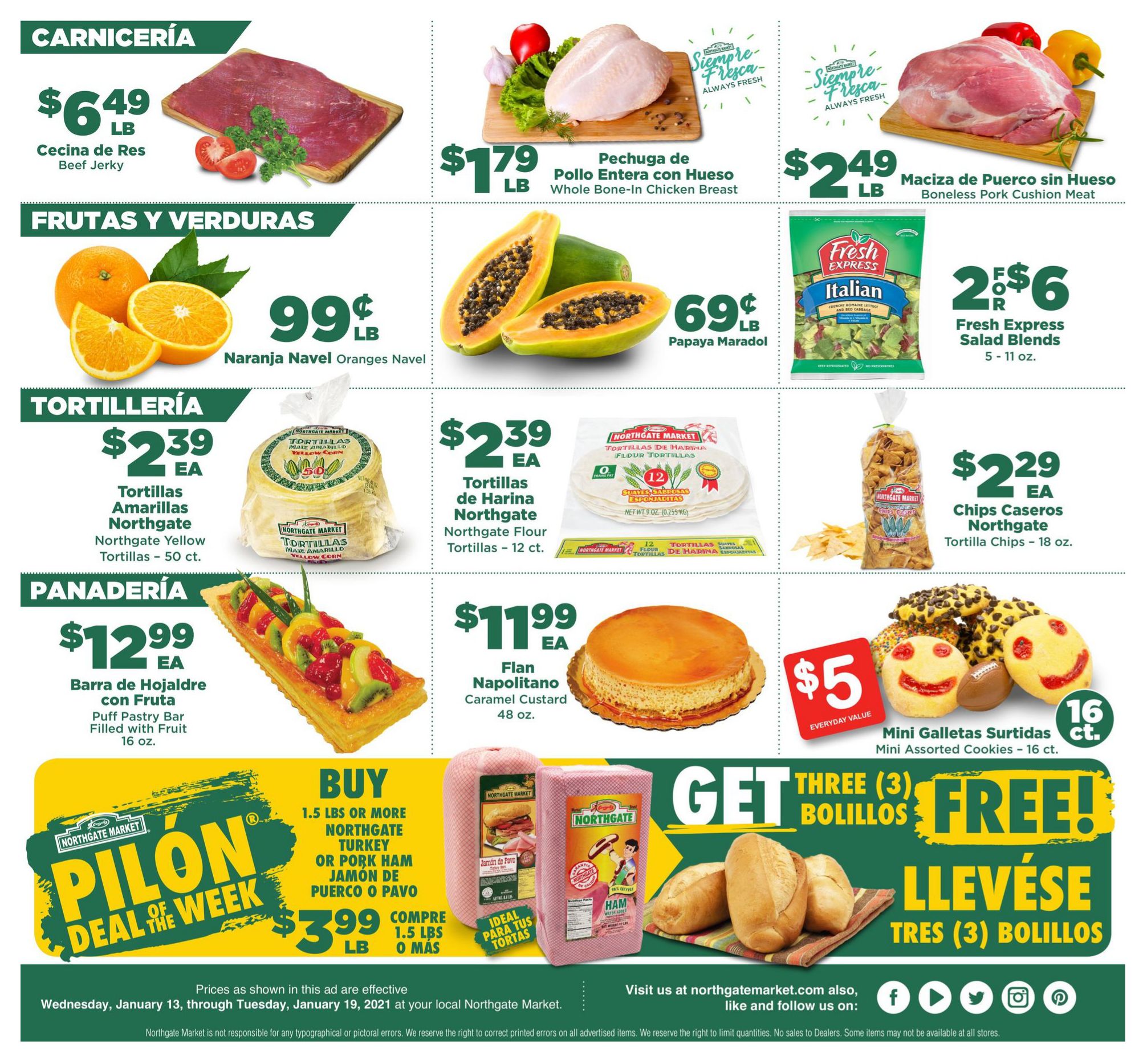 Northgate Market Weekly Ad Flyer January 13 to January 19, 2021