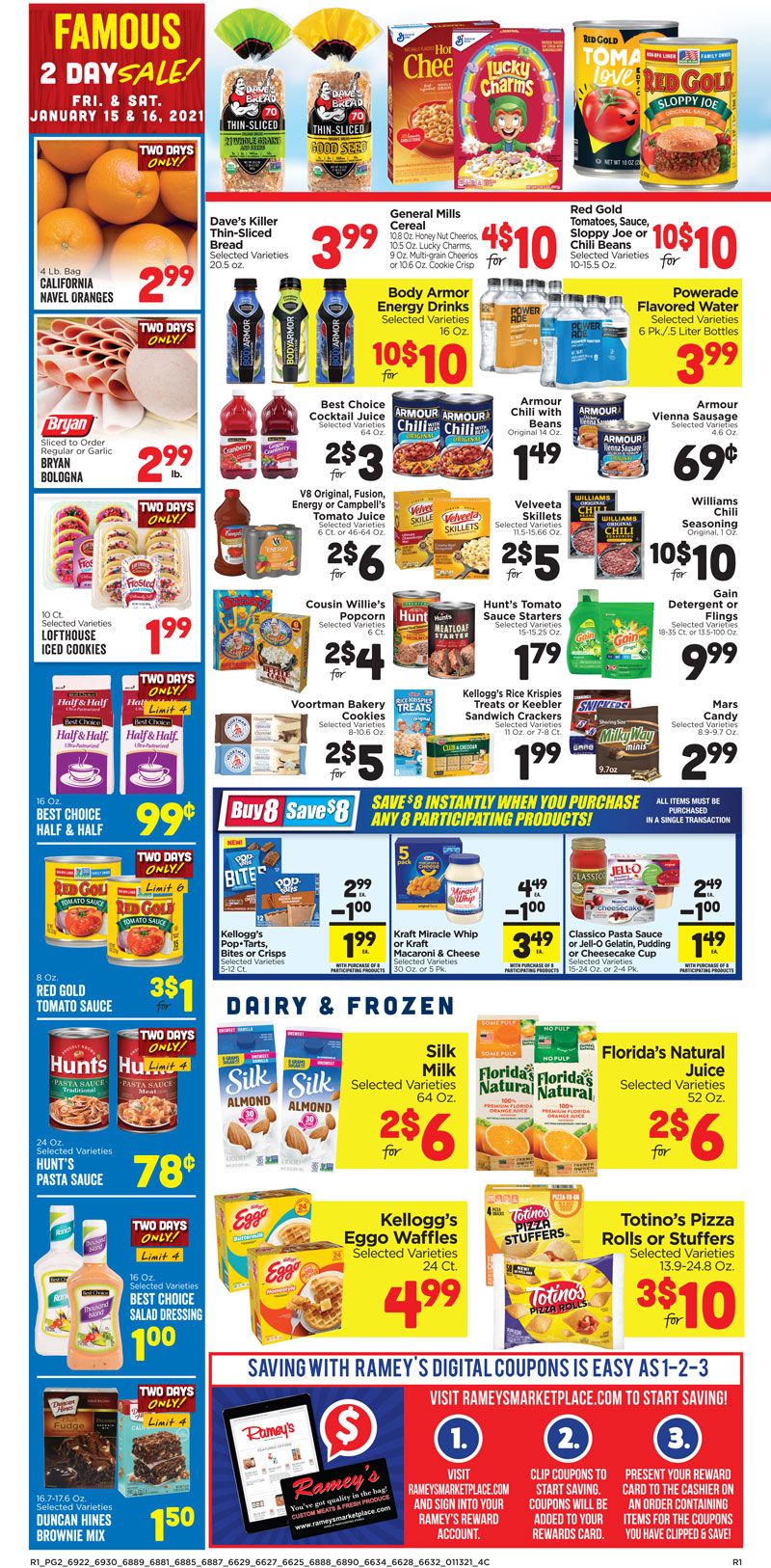 Ramey's Weekly Ad Flyer January 13 to January 19, 2021