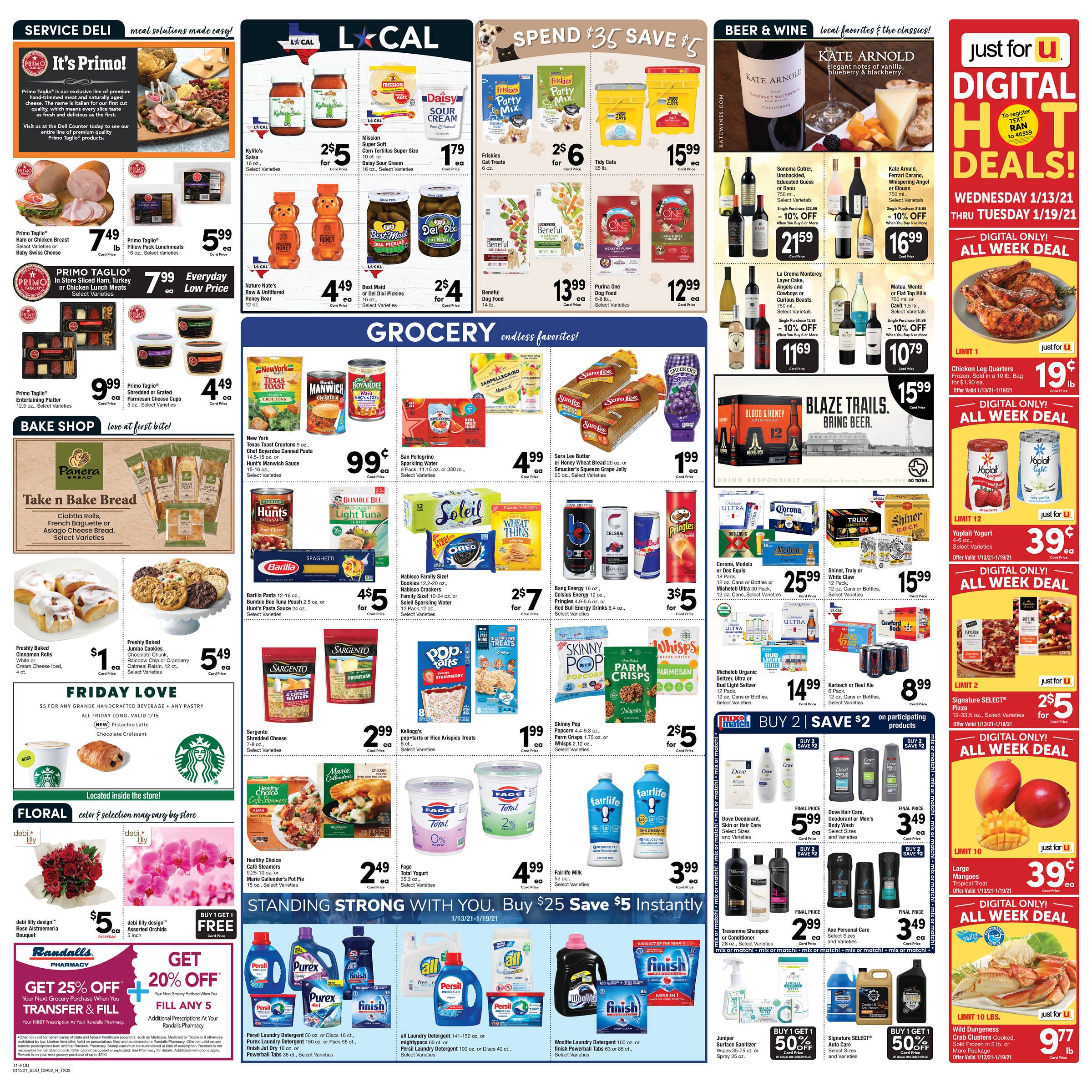 Randalls Weekly Ad Flyer January 13 to January 19, 2021