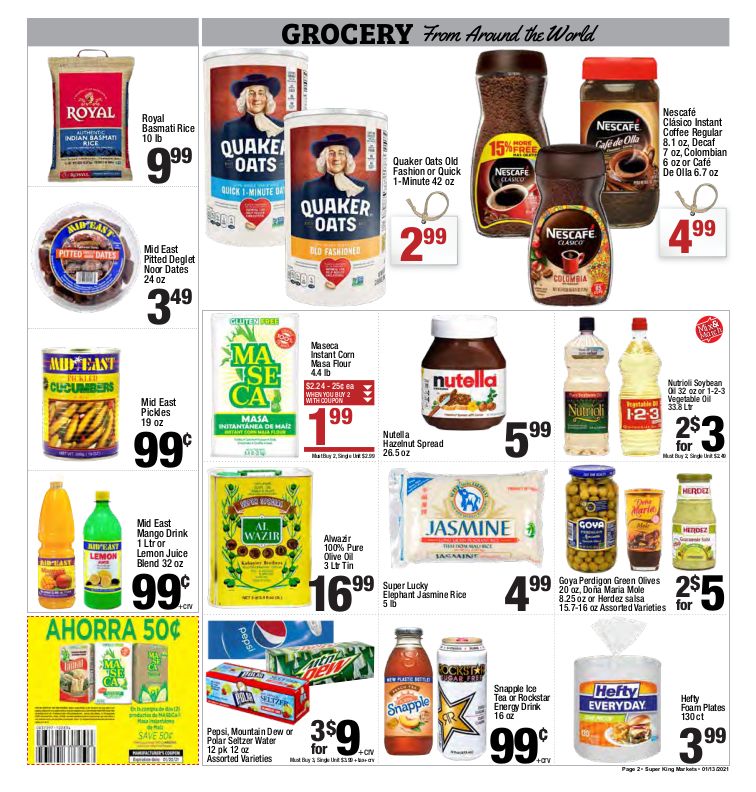 Super King Markets Weekly Ad Flyer January 13 to January 19, 2021
