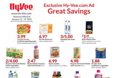 Hy-Vee (IA, IL, KS, MN, MO, NE, SD, WI) Weekly Ad Flyer January 13 to January 19