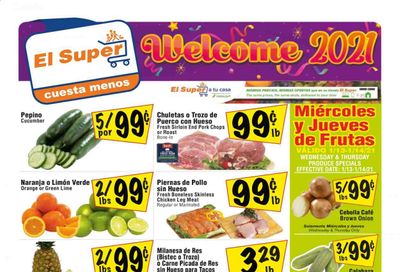 El Super (AZ, CA, NM, NV, TX) Weekly Ad Flyer January 13 to January 19