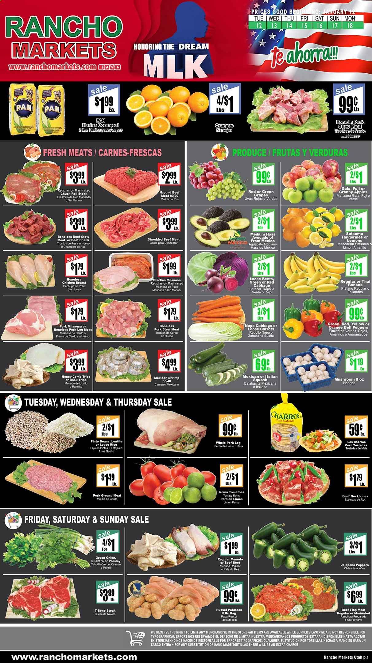 Rancho Markets Weekly Ad Flyer January 12 to January 18