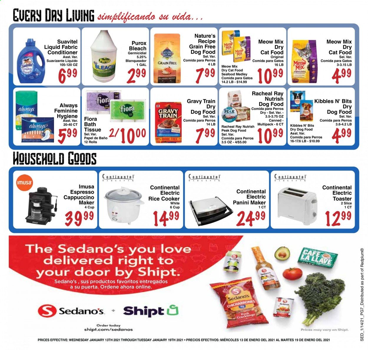 Sedano's (FL) Weekly Ad Flyer January 13 to January 19