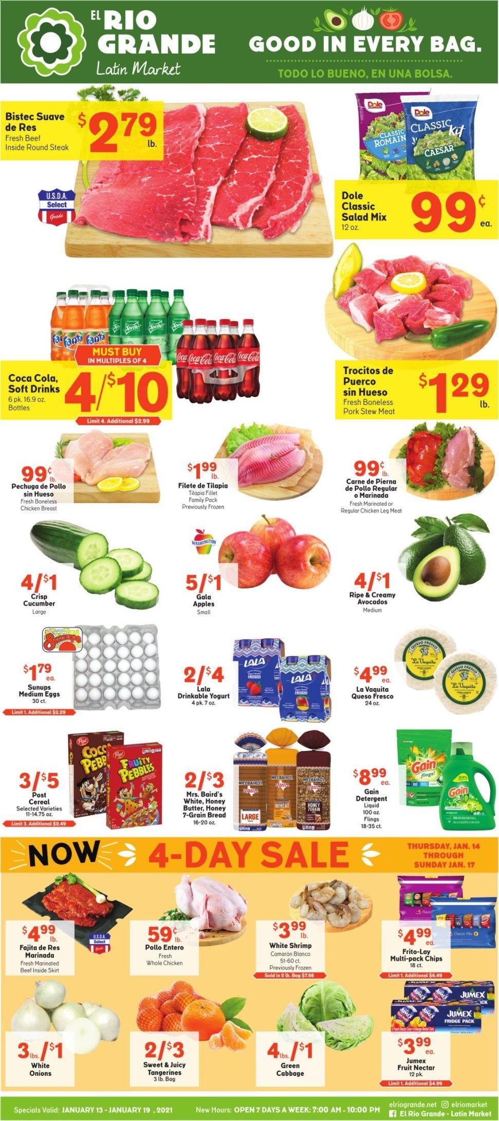 El Rio Grande (10, 21, 25, 30, 34, 53, 90) Weekly Ad Flyer January 13 to January 19