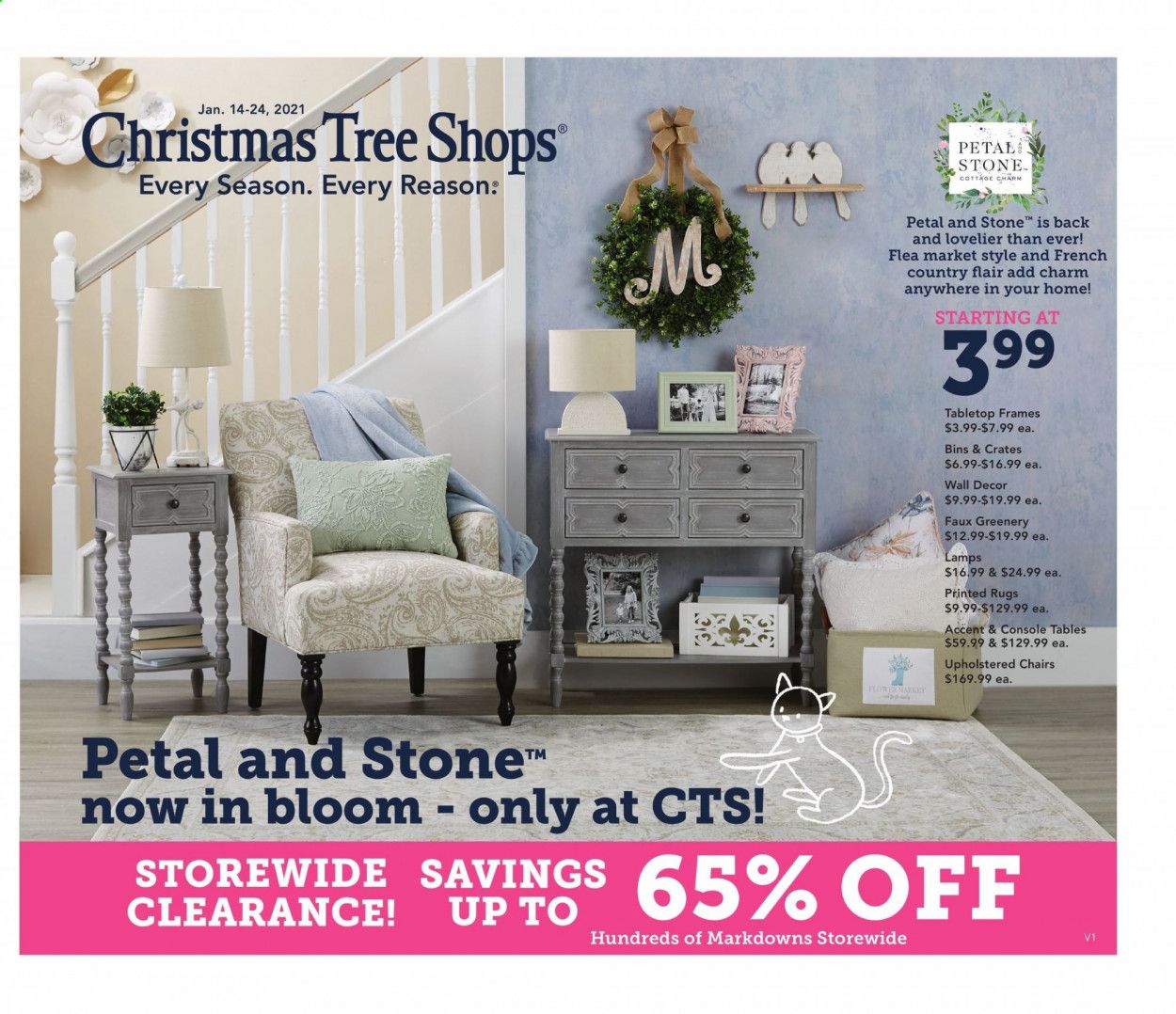 Christmas Tree Shops Weekly Ad Flyer January 14 to January 24