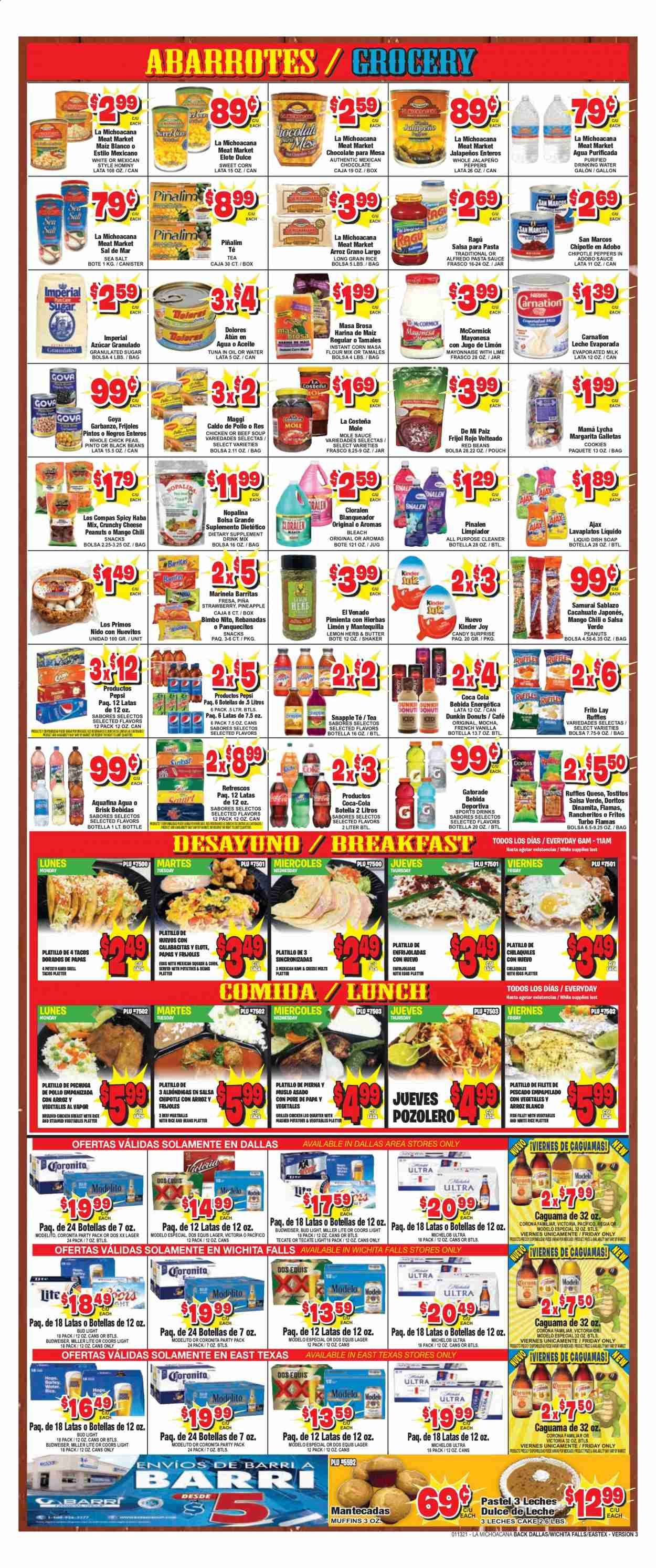 La Michoacana Meat Market (OK, TX) Weekly Ad Flyer January 13 to January 26