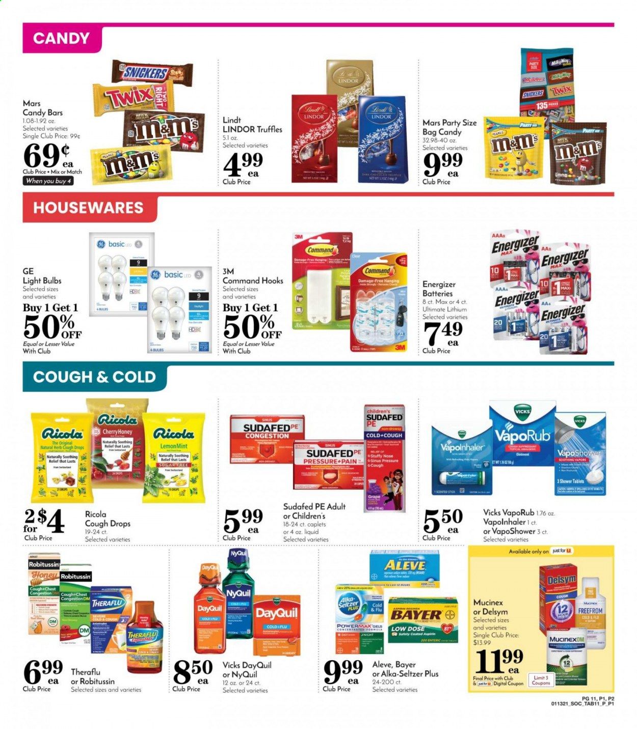 Pavilions (CA) Weekly Ad Flyer January 13 to January 19