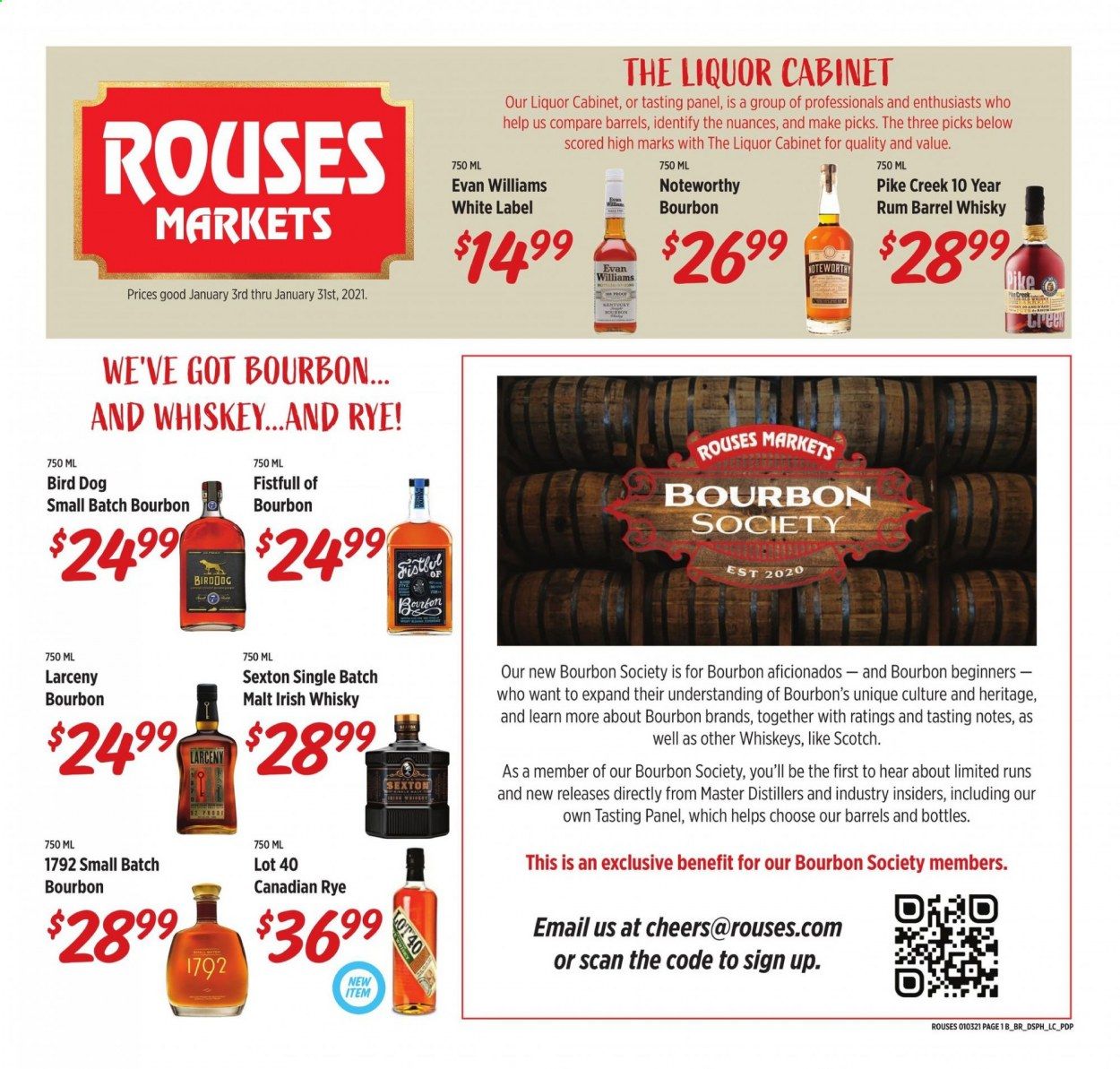 Rouses Markets (AL, LA, MS) Weekly Ad Flyer January 3 to January 31