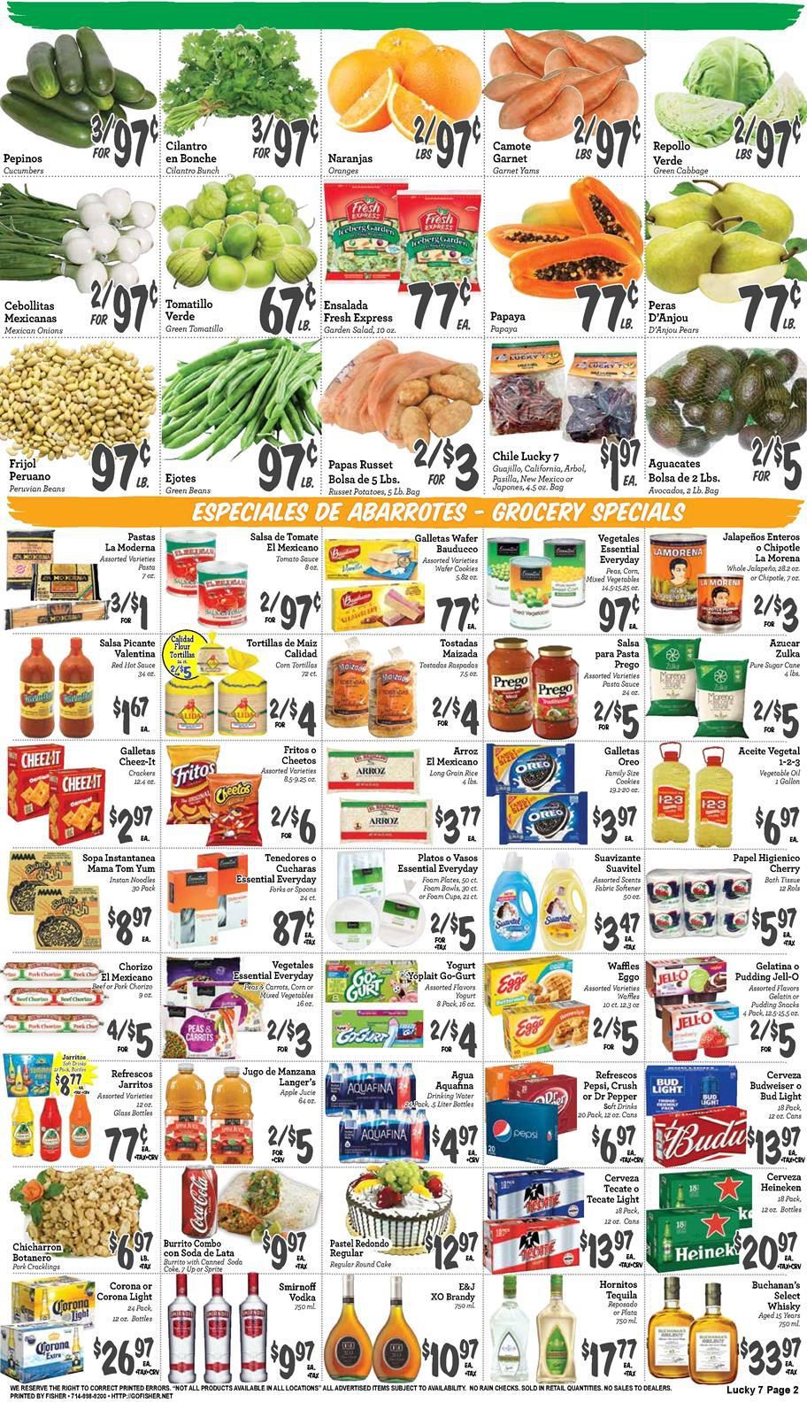 Lucky 7 Supermarket Weekly Ad Flyer January 13 to January 19, 2021
