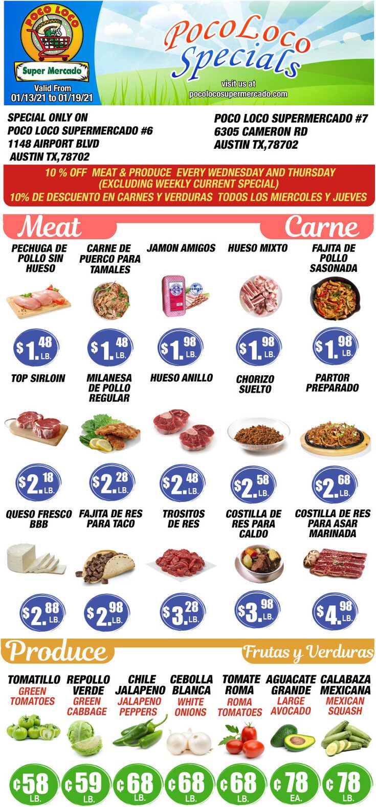 Poco Loco Weekly Ad Flyer January 13 to January 19, 2021
