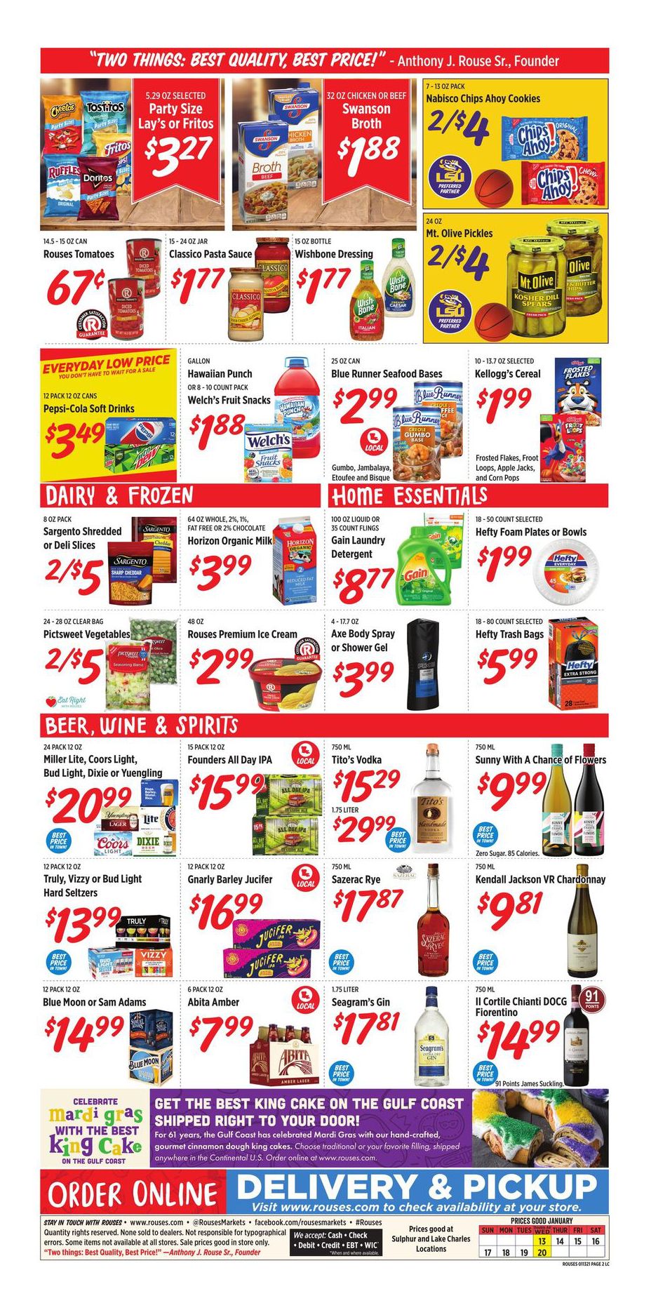 Rouses Markets Weekly Ad Flyer January 13 to January 19, 2021