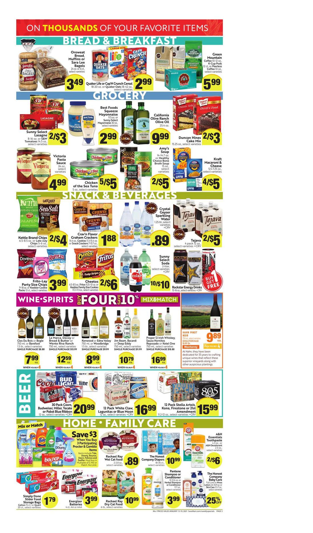 Save Mart Weekly Ad Flyer January 13 to January 19, 2021