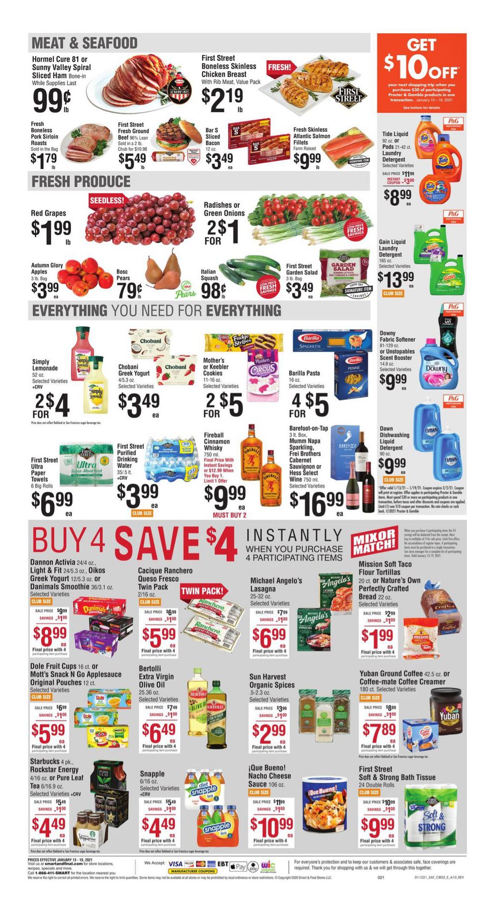 Smart & Final Weekly Ad Flyer January 13 to January 19, 2021