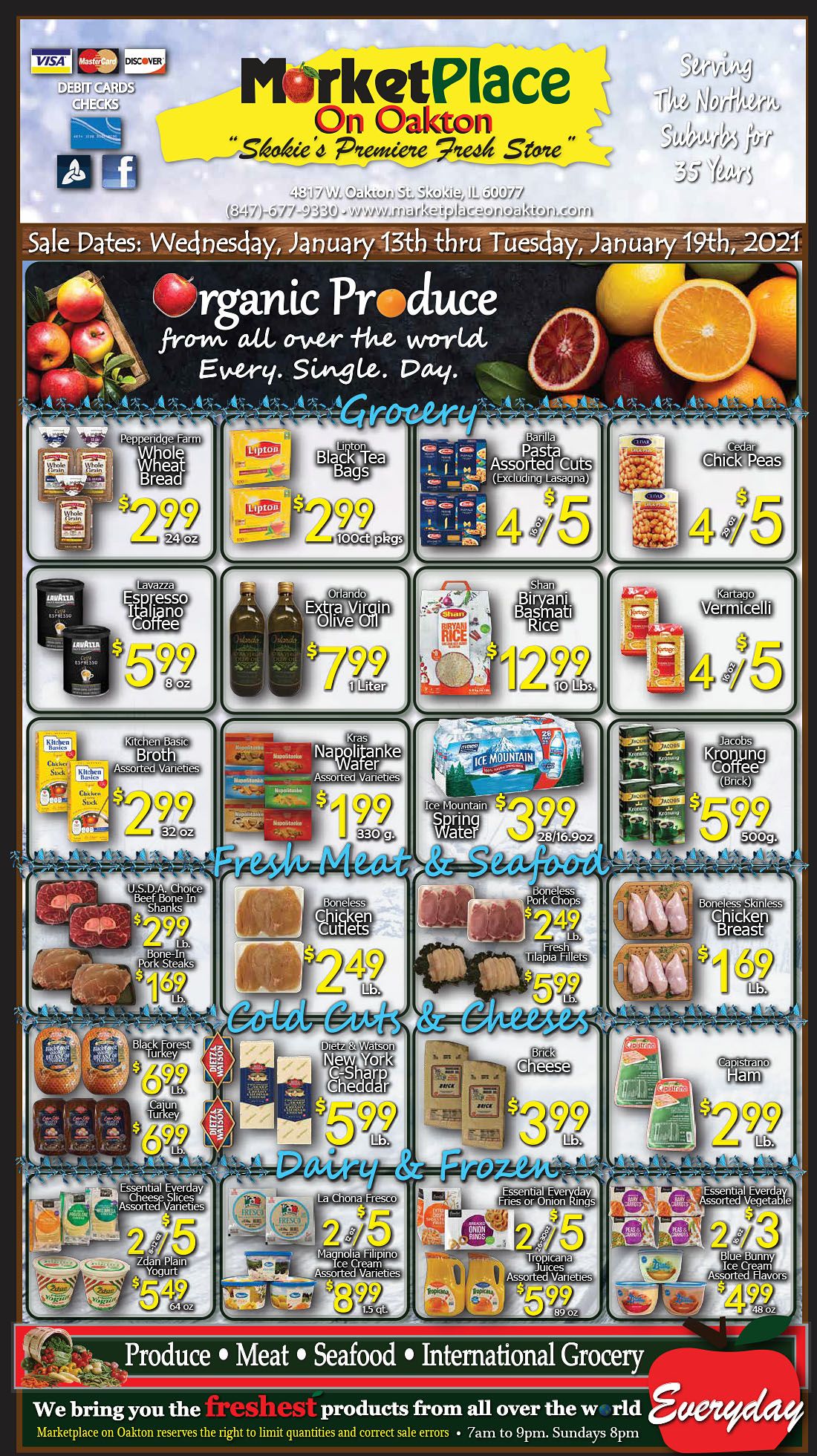 Marketplace On Oakton Weekly Ad Flyer January 13 to January 19, 2021