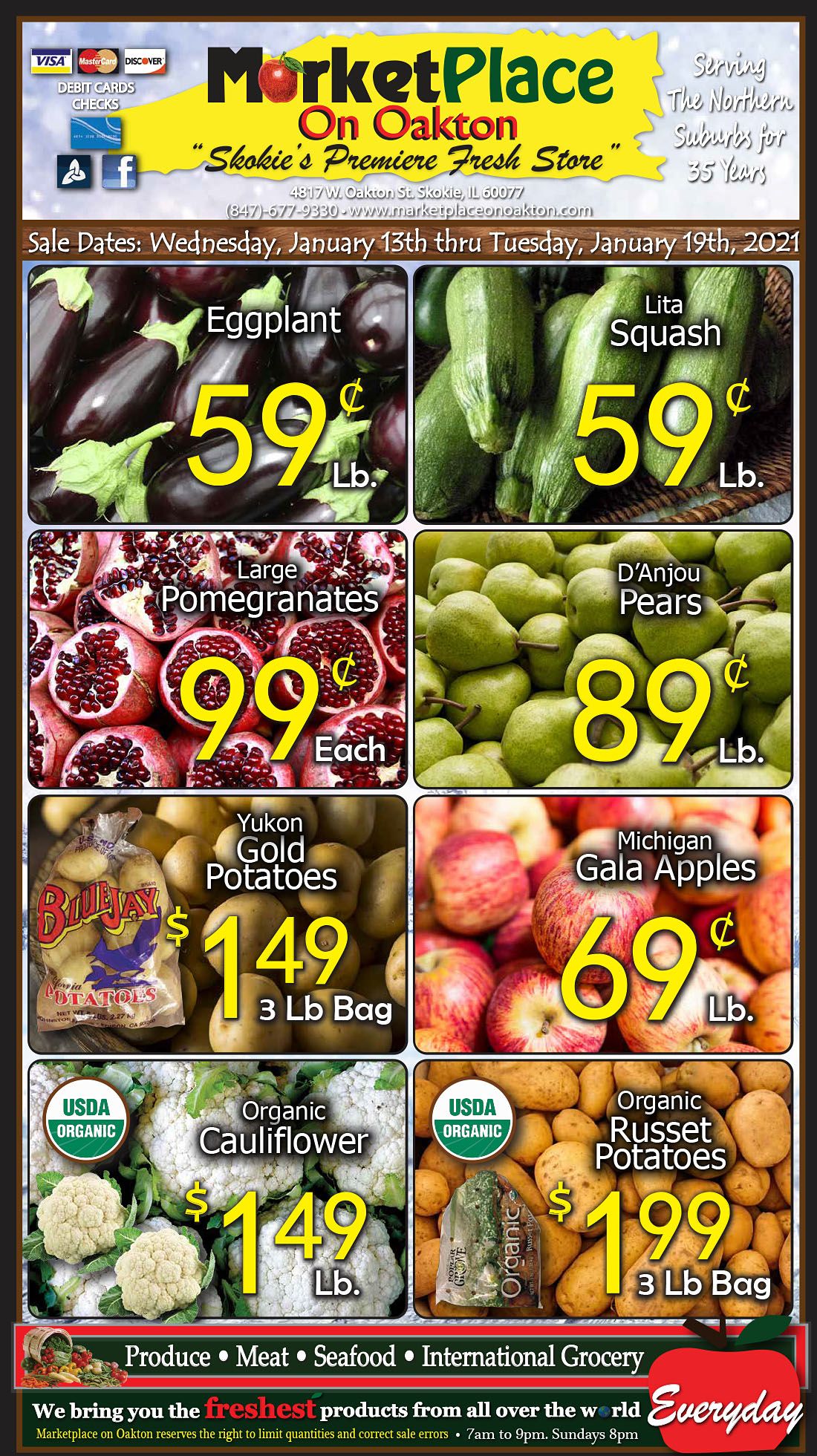 Marketplace On Oakton Weekly Ad Flyer January 13 to January 19, 2021