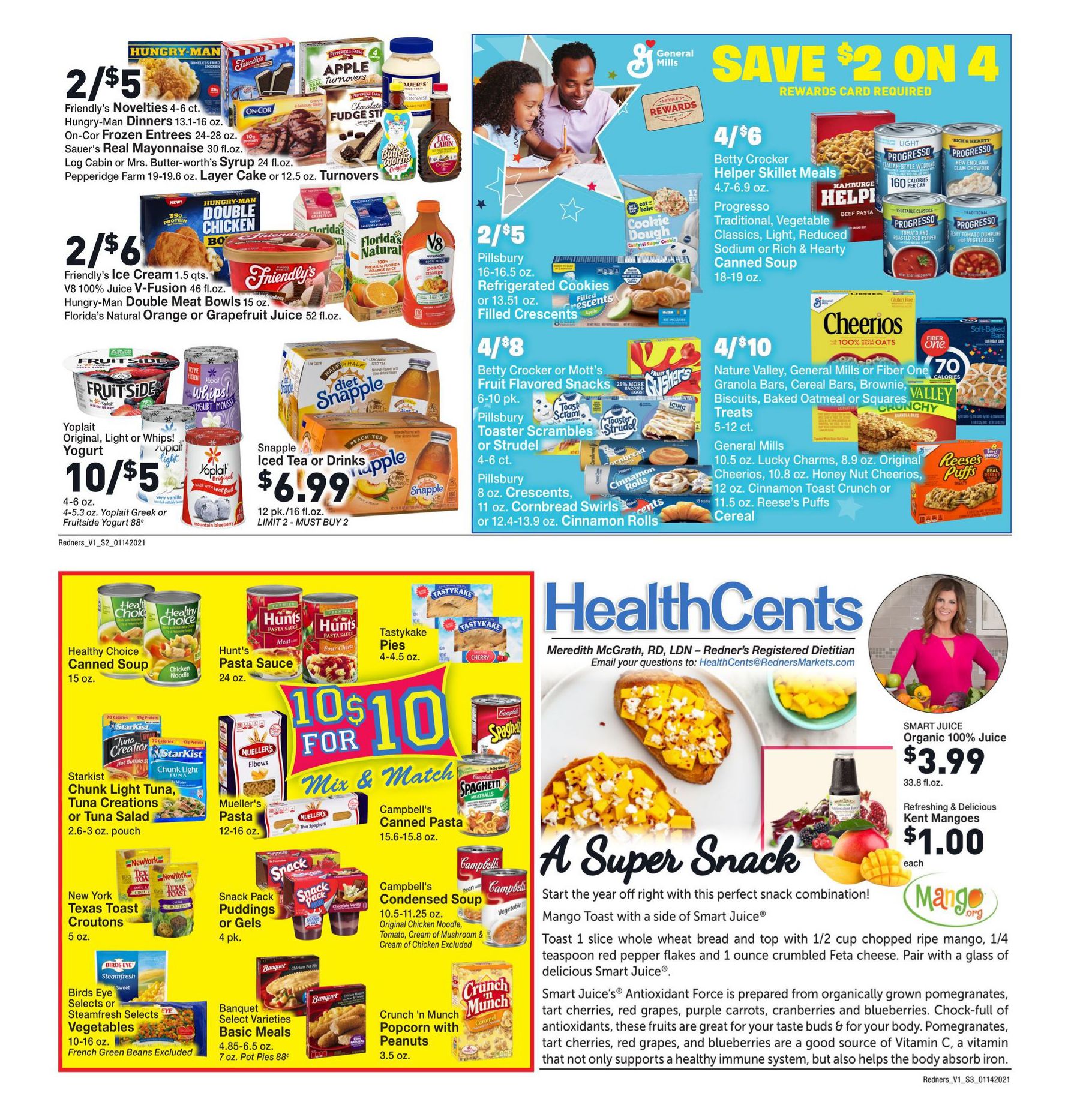 Redner's Markets Weekly Ad Flyer January 14 to January 20, 2021
