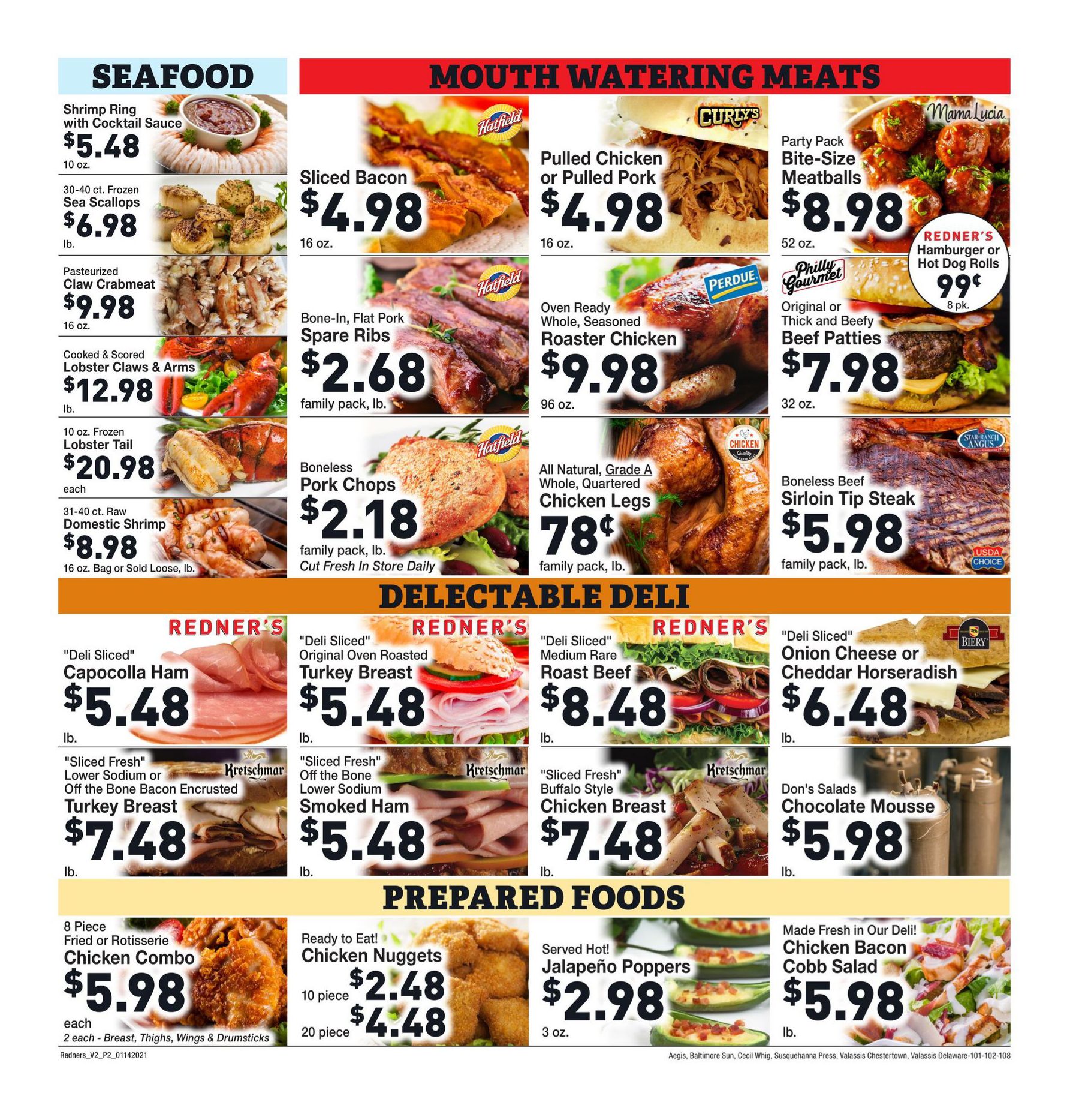 Redner's Markets Weekly Ad Flyer January 14 to January 20, 2021