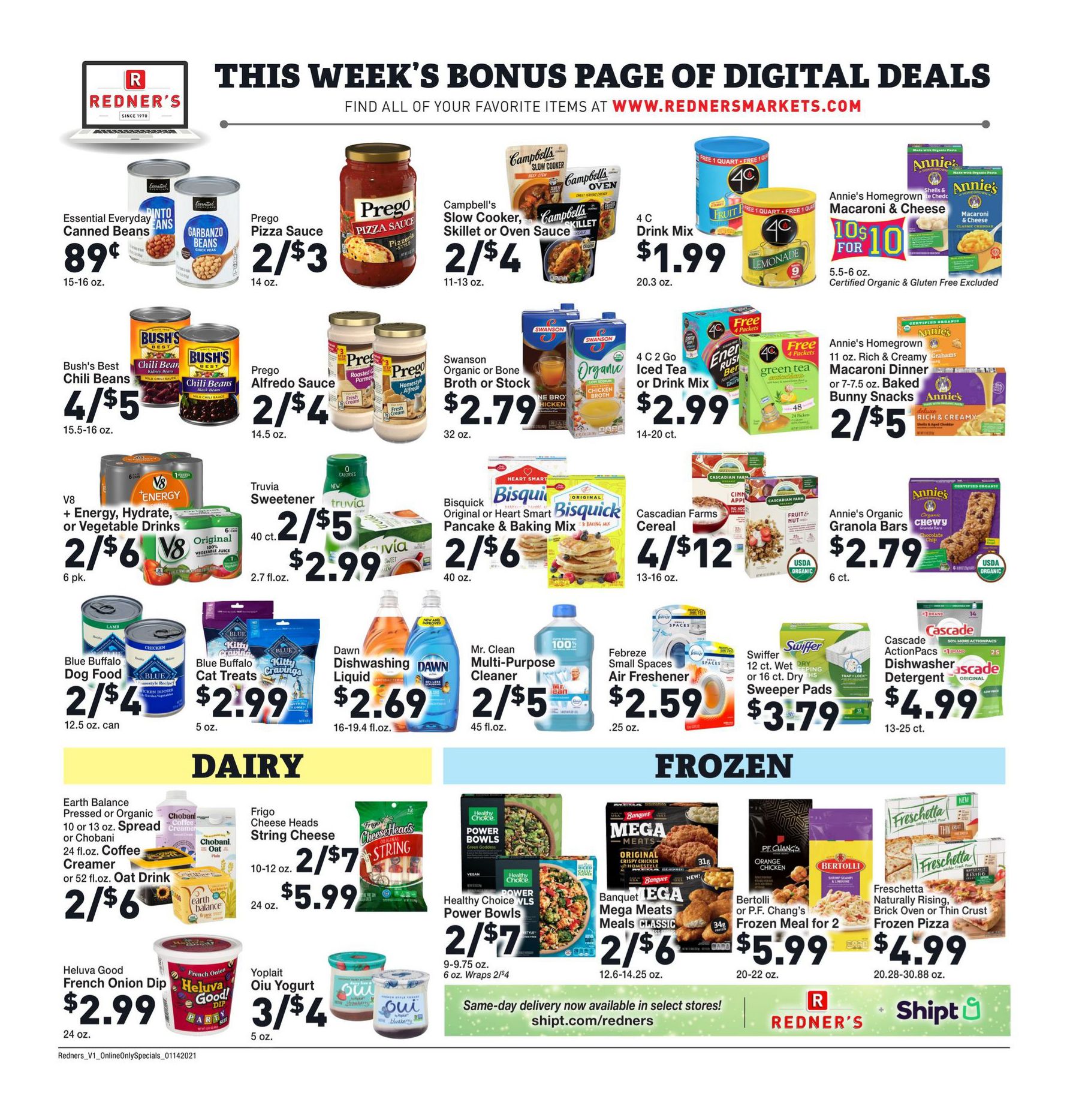 Redner's Markets Weekly Ad Flyer January 14 to January 20, 2021