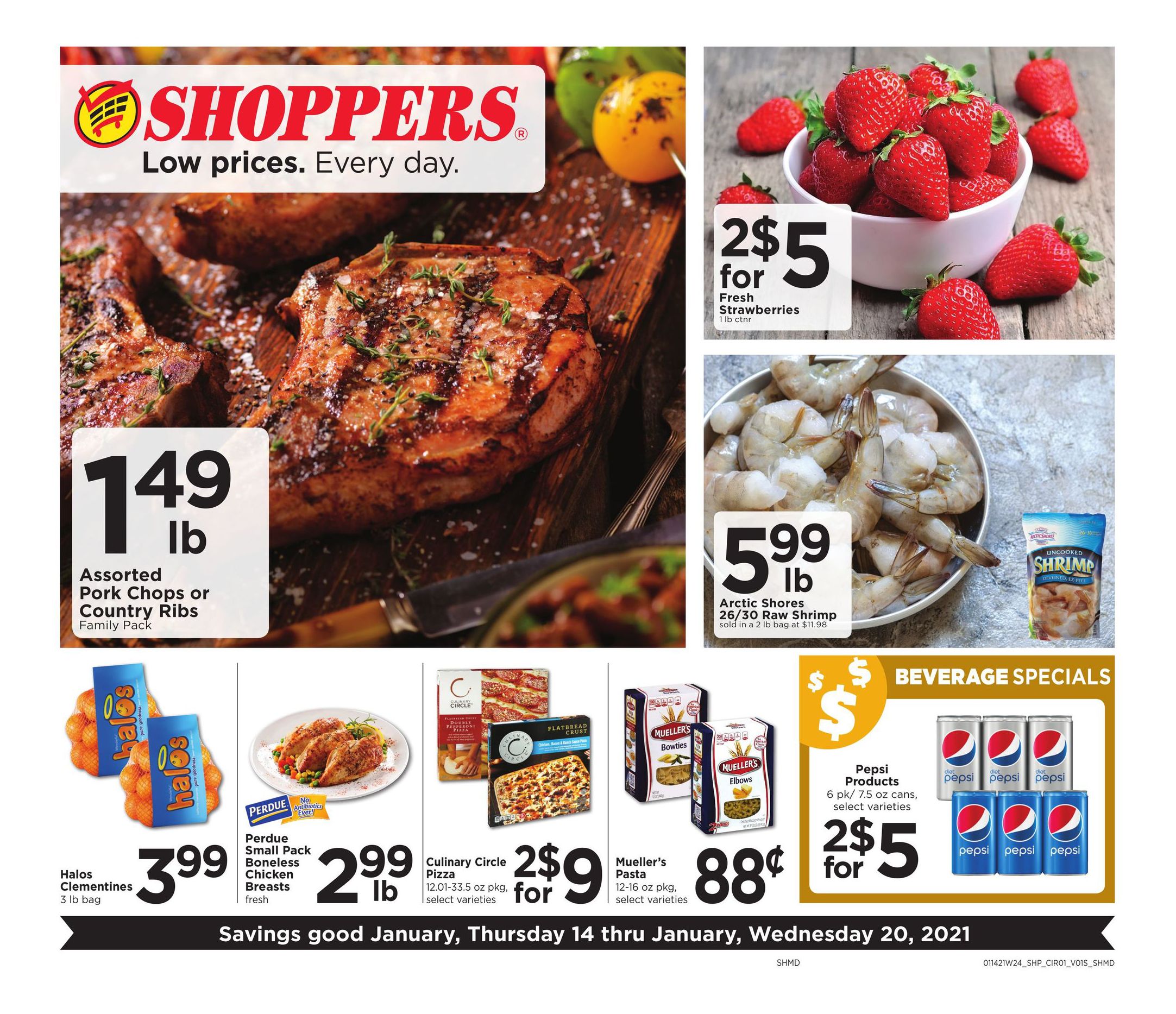 Shoppers Food Weekly Ad Flyer January 14 to January 20, 2021