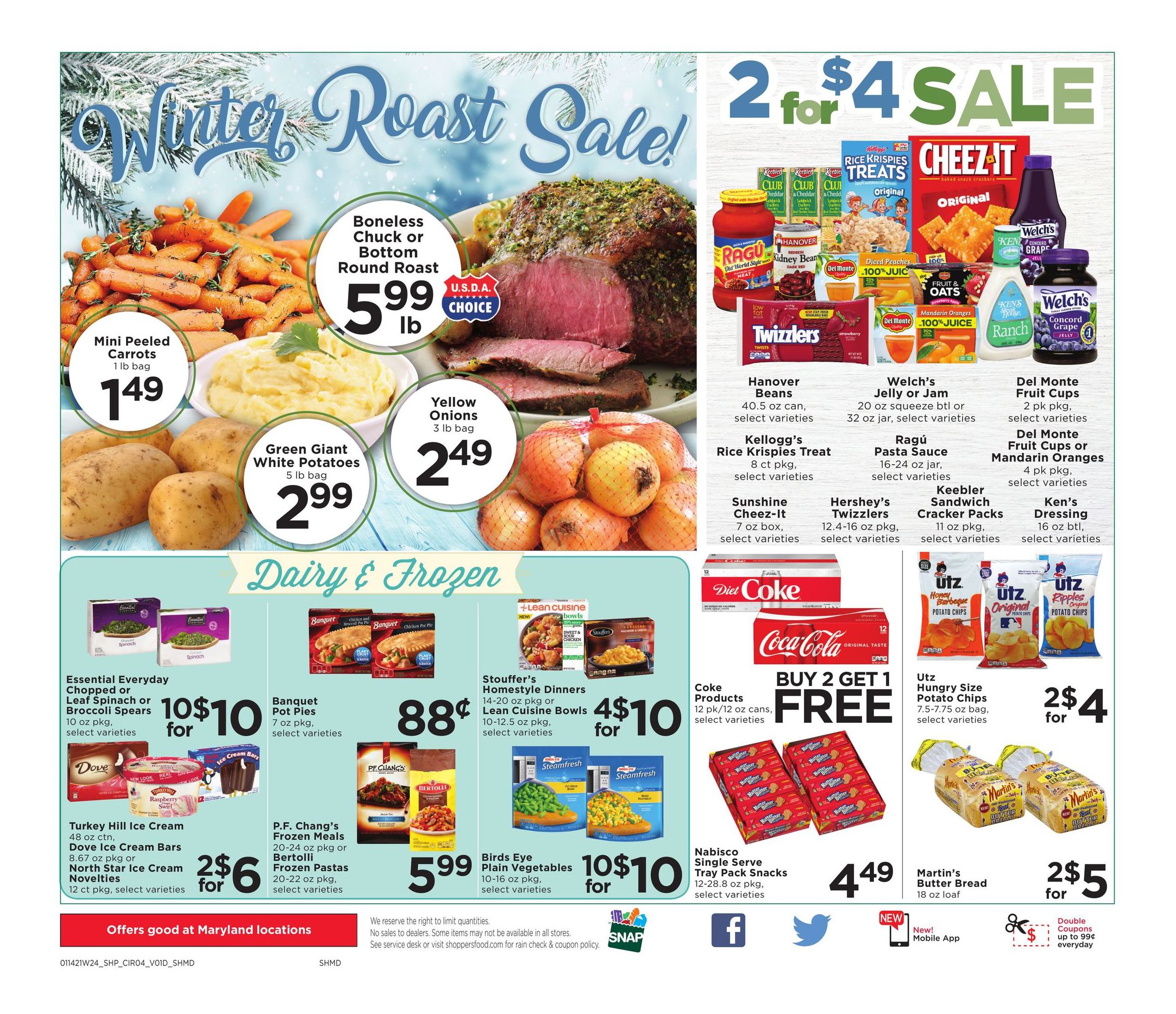 Shoppers Food Weekly Ad Flyer January 14 to January 20, 2021