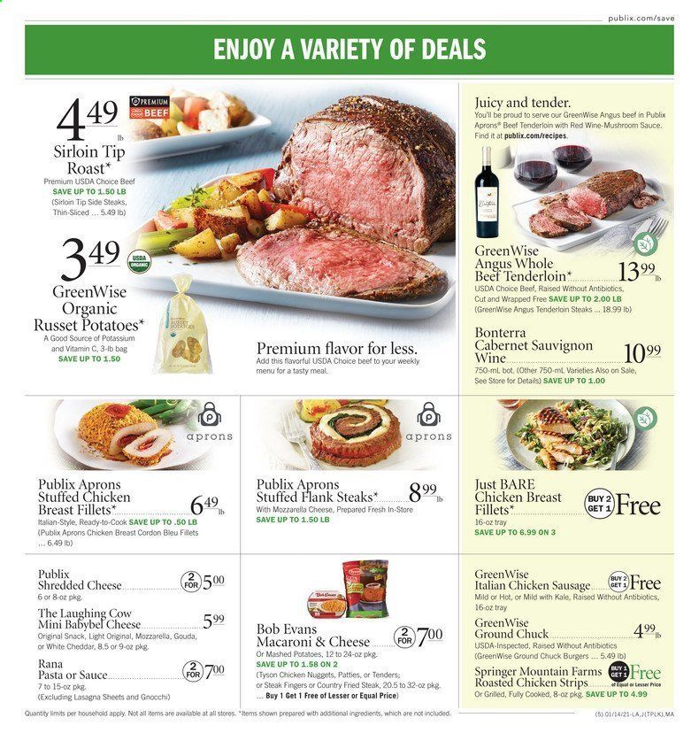 Publix (AL, FL, GA, NC, SC, TN, VA) Weekly Ad Flyer January 14 to January 20