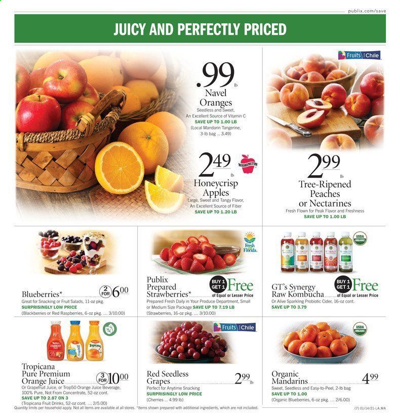 Publix (AL, FL, GA, NC, SC, TN, VA) Weekly Ad Flyer January 14 to January 20