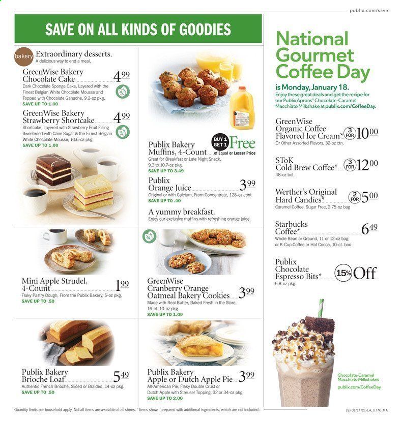 Publix (AL, FL, GA, NC, SC, TN, VA) Weekly Ad Flyer January 14 to January 20