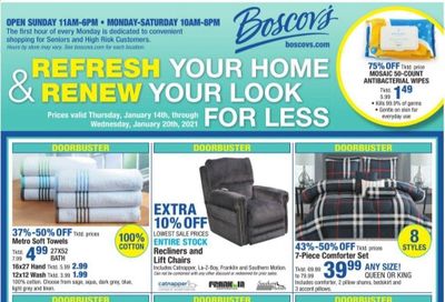 Boscov's Weekly Ad Flyer January 14 to January 20