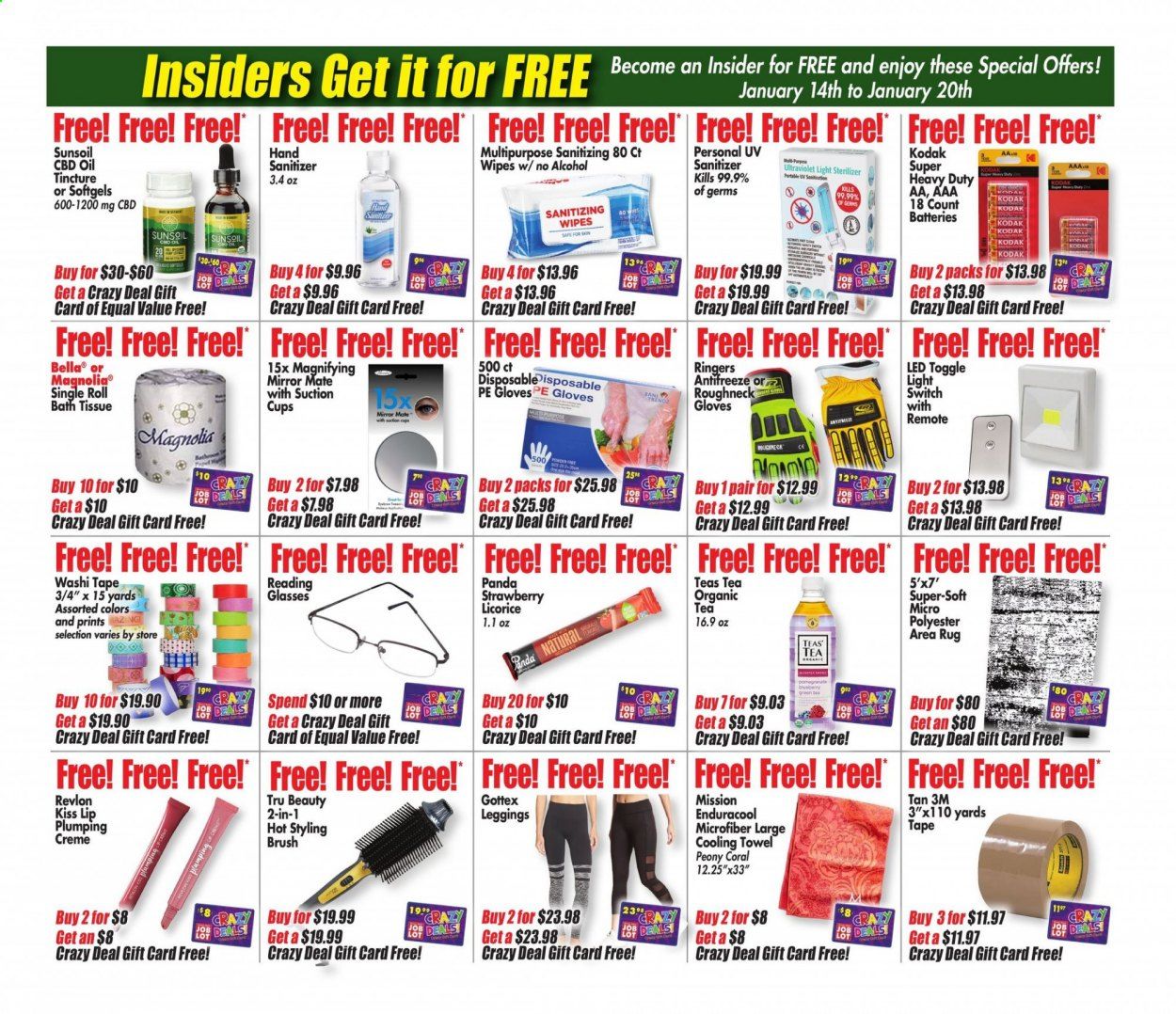 Ocean State Job Lot Weekly Ad Flyer January 14 to January 20