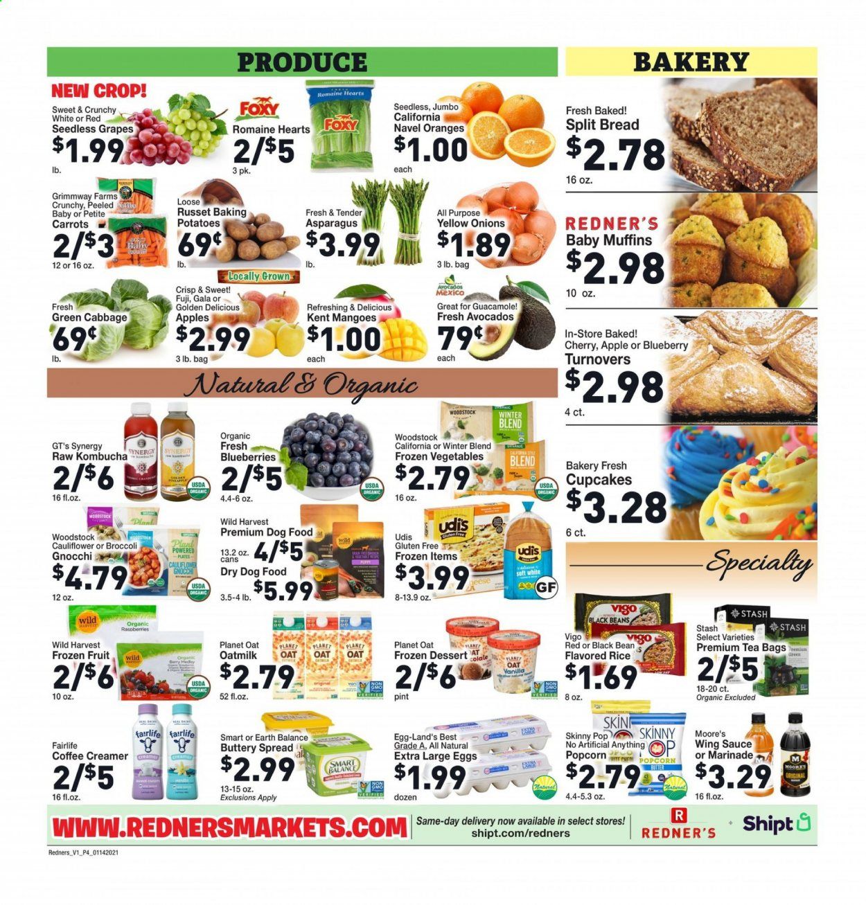 Redner's Markets Weekly Ad Flyer January 14 to January 20