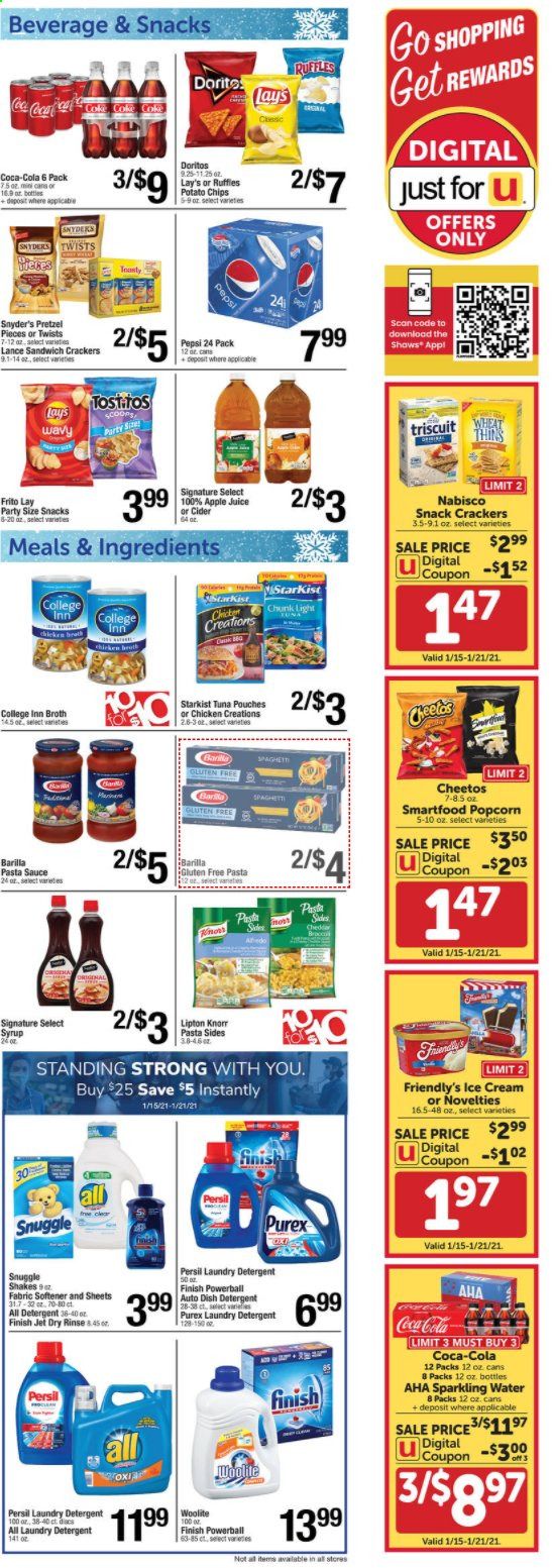 Shaw’s (MA, ME, NH, RI, VT) Weekly Ad Flyer January 15 to January 21